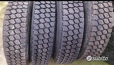 4 gomme nuove ricoperte 225 75 17.5 miche