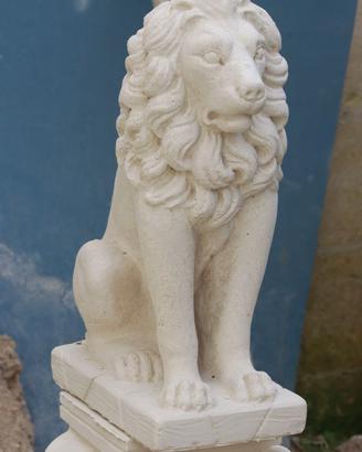 STATUA LEONE IN CEMENTO CM 60