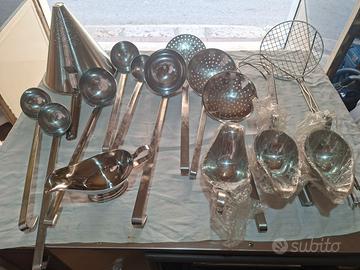 Utensili professionali inox per cucina