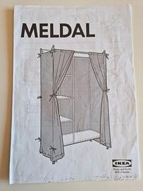 ARMADIO IKEA IN FERRO CON TENDINE