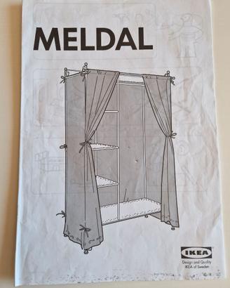 ARMADIO IKEA IN FERRO CON TENDINE