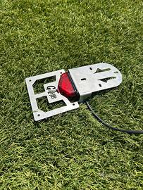 Portatarga GtLab fantic 50+ faretto