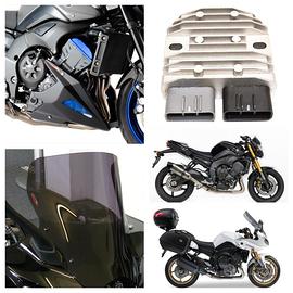 Yamaha Fz1 Fz8 Fazer plexi bauletto pedane mono