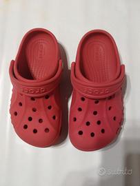 Crocs rosse bambino taglia c 12