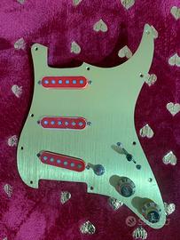Pickgurd completo di Wiring Pickup Tesla