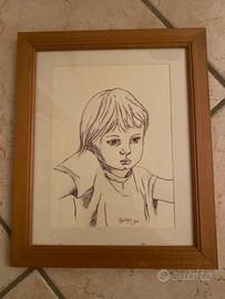 Quadro raffigurante un bambino