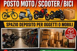 POSTO MOTO SCOOTER BICI e SPAZIO DEPOSITO