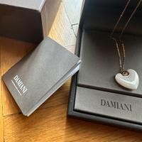 Collana Damiani Oro Rosa e Ceramica