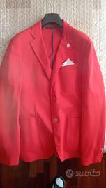 Giacca uomo taglia 48 rosso vivo