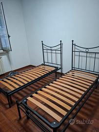 letti singoli con rete