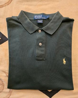 Polo Ralph Lauren verde, usata, uomo TG L