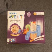 Frullatore e vaporiera AVENT + vasetti AVENT
