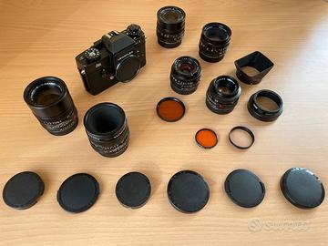 LEITZ LEICAFLEX SL2  + OTTICHE LEICA-R
