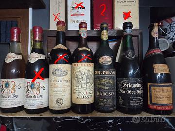 bottiglie da collezione 