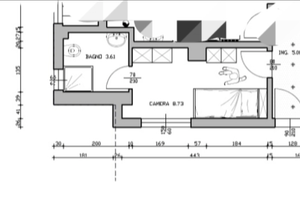 Camera con bagno doccia posto autoa prile/ maggio