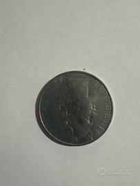 100 lire del 1955 col retro rovesciato