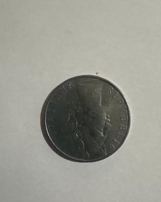100 lire del 1955 col retro rovesciato