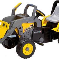 peg perego maxi excavator giallo con pedali 