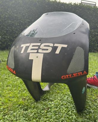 Carena Gilera/Piaggio in carbonio Test