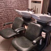 doppio lavandino da parrucchiere 