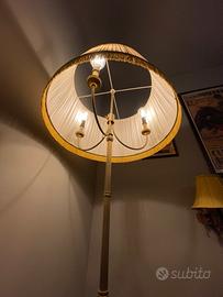 Piantana anni 50' dorata regolabile