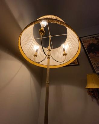 Piantana anni 50' dorata regolabile