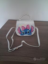 Borsetta a tracolla Stitch- Dettagli Glitter/Perle