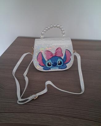 Borsetta a tracolla Stitch- Dettagli Glitter/Perle