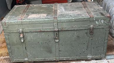 Baule militare da viaggio d’epoca