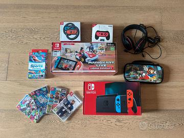 Nintendo Switch + giochi e accessori
