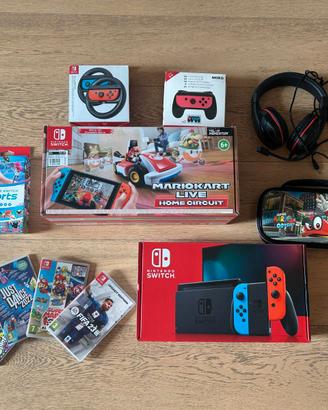 Nintendo Switch + giochi e accessori