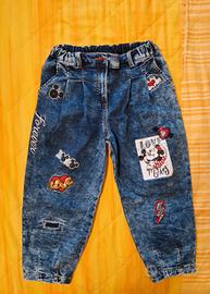 Jeans Minnie Mouse Original Marines 5-6 anni 