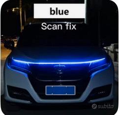 STRISCIA LED BLU PER AUTO