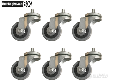 Rotelle ruota antitraccia girevole carrelli mobili