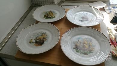 Set 4 piatti richard ginori 1955