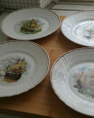 Set 4 piatti richard ginori 1955