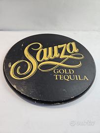 Vassoio Rotondo in Legno - Sauza Gold Tequila