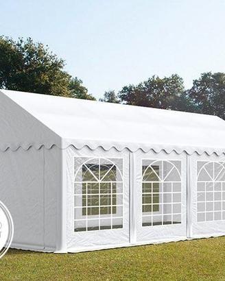 Tendone feste 4x8 finestrato PVC capannone 8x4