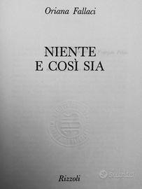 Niente e così sia di Oriana Fallaci