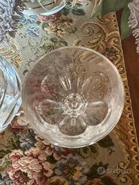 Bicchieri cristallo antiquariato