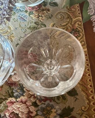 Bicchieri cristallo antiquariato