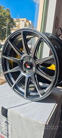 R18 4x100 8.5j et30  nuovi Japan Racing jr11