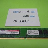 Modulo RAM DDR2 1 Gbyte PC2-6400 800 MHz, PC2 6400