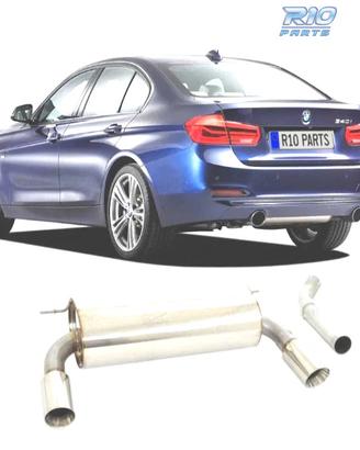 SCARICO SPORTIVO BMW F30 316 320 325 LOOK M DOPPIA
