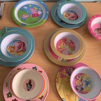 Piatti in melanina Disney, Barbapapa’, Barbie