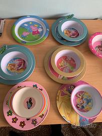 Piatti in melanina Disney, Barbapapa’, Barbie