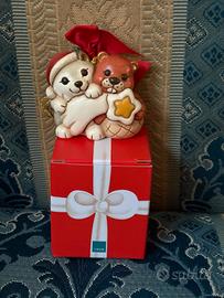 Addobbo natalizio Thun lupo e castoro