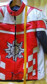Giacca moto in pelle