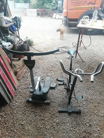 Attrezzatura da palestra usata con pedana massaggi