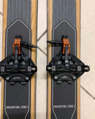 Sci salomon con pelli mtn86